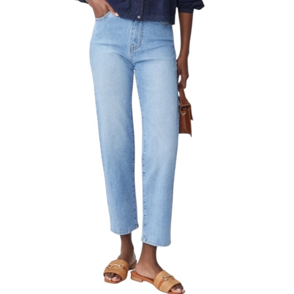 J. MCLAUGHLIN HIGH RISE DENIM BLUE JEAN PANTS 14